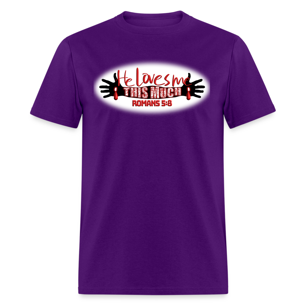 He Loves Me This Much - purple