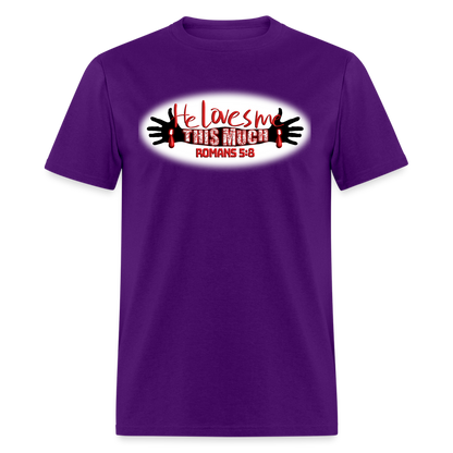 He Loves Me This Much - purple