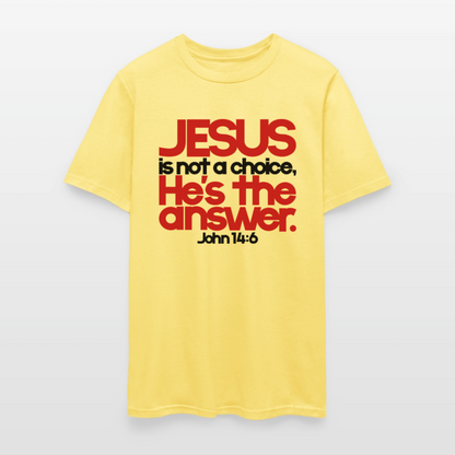 Jesus Is the Answer - cornsilk