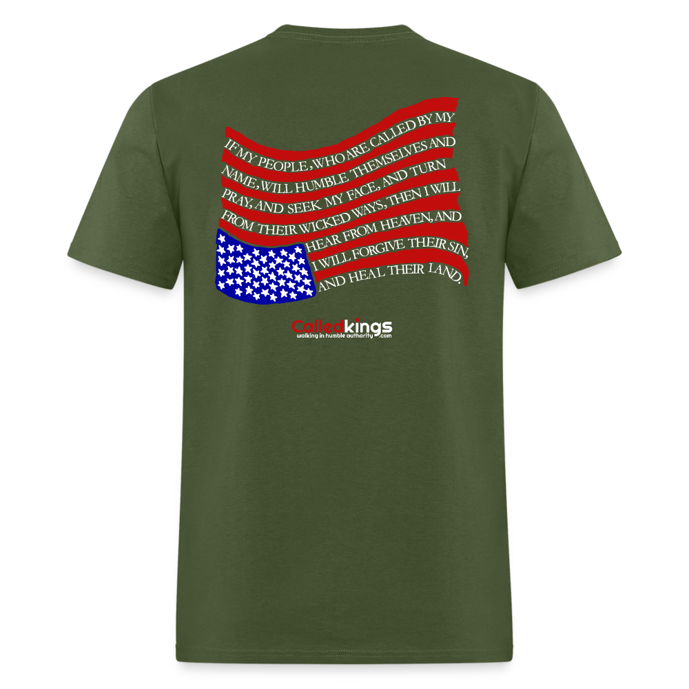 Come Save Us Lord - military green