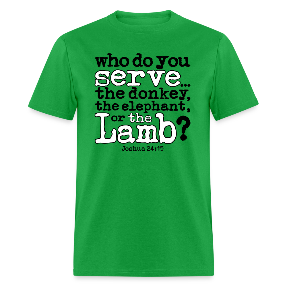 Donkey, Elephant, or Lamb - bright green