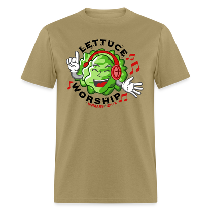 Lettuce Worship - khaki