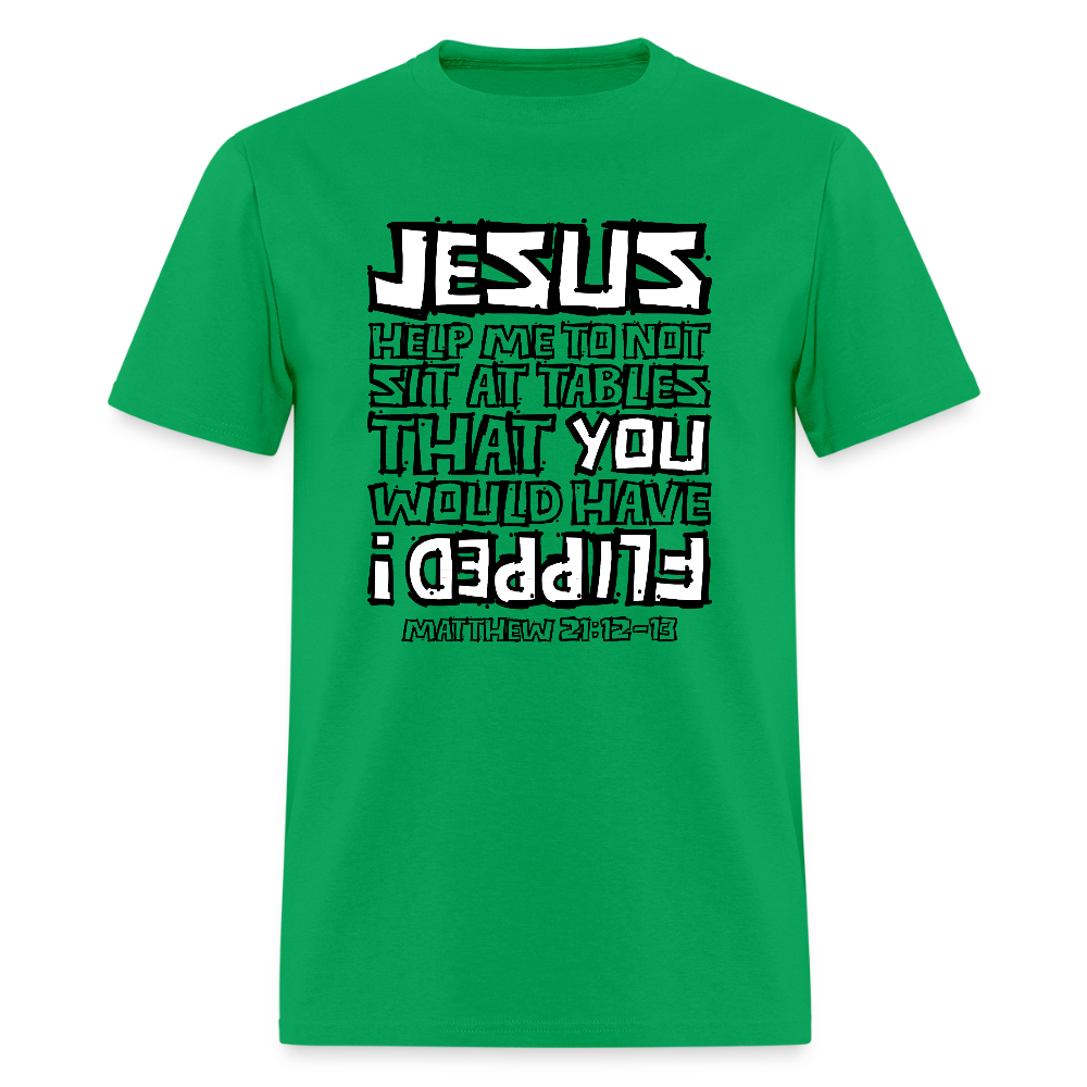 Jesus Flipped - bright green