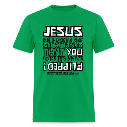 Jesus Flipped - bright green