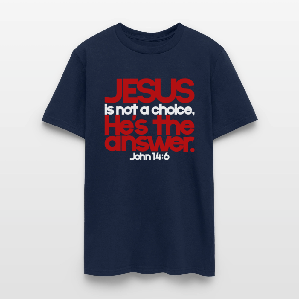 Jesus Is the Answer - navy