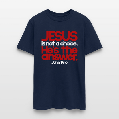 Jesus Is the Answer - navy