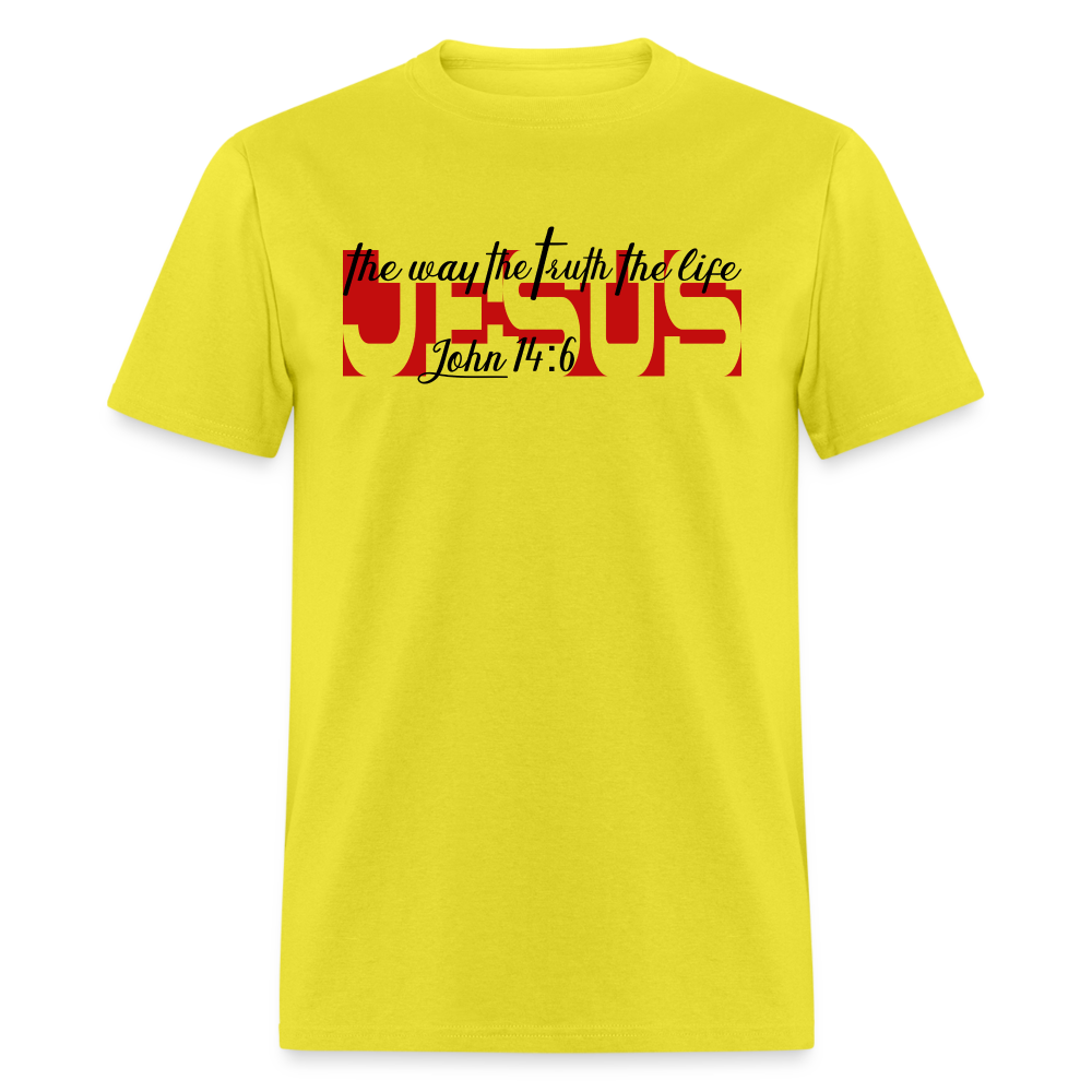 Jesus the Way Truth Life - yellow