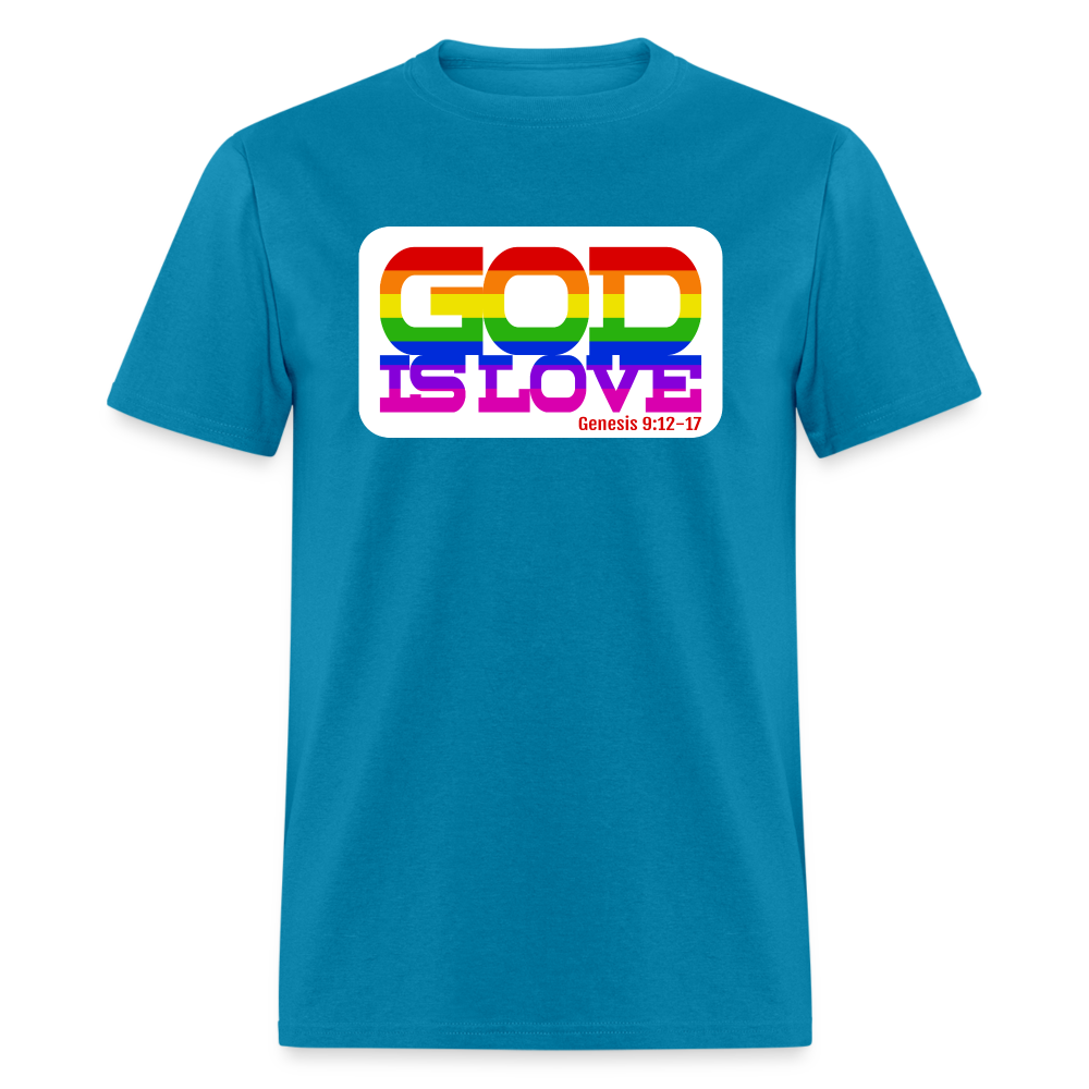 GOD is Love - turquoise