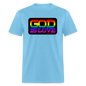 GOD is Love - aquatic blue