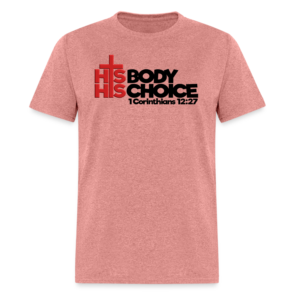 His Body His Choice - heather mauve