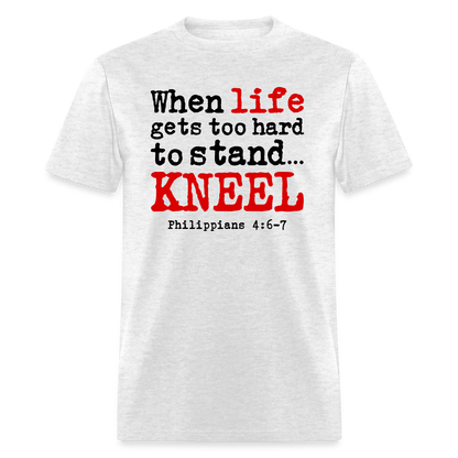 Kneel - light heather gray