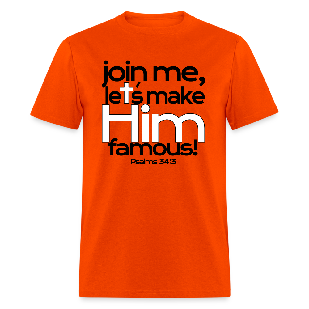 Let's Make Him Famous - orange