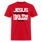 Jesus Is the Answer - red