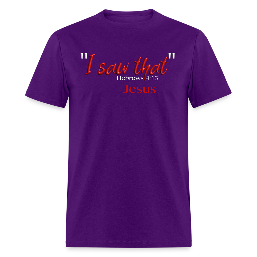 I Saw That - purple