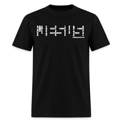 Jesus Names - black