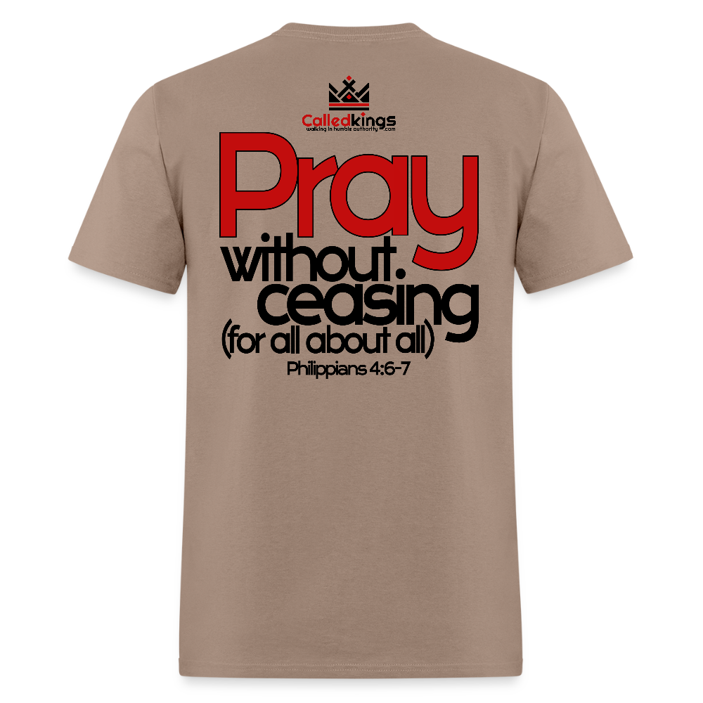 WTBSF? Pray Without Ceasing - brown savana