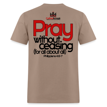 WTBSF? Pray Without Ceasing - brown savana