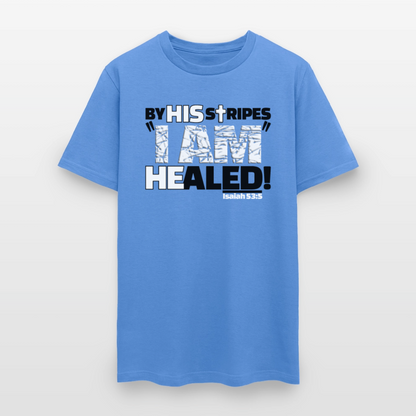 By His Stripes I Am Healed - carolina blue