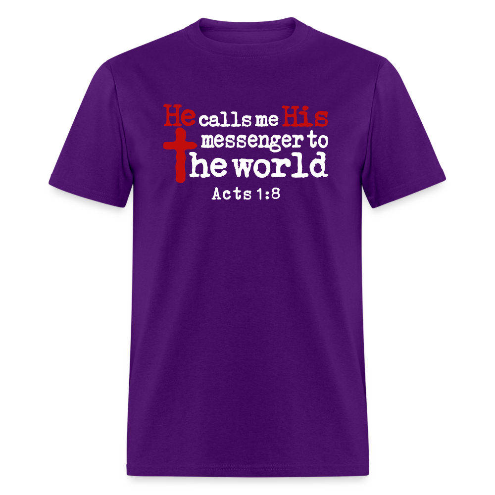 He Calls Me Messenger - purple