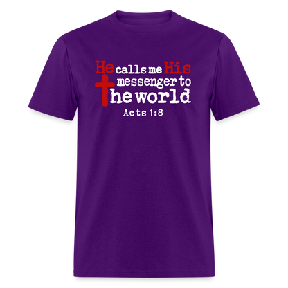 He Calls Me Messenger - purple