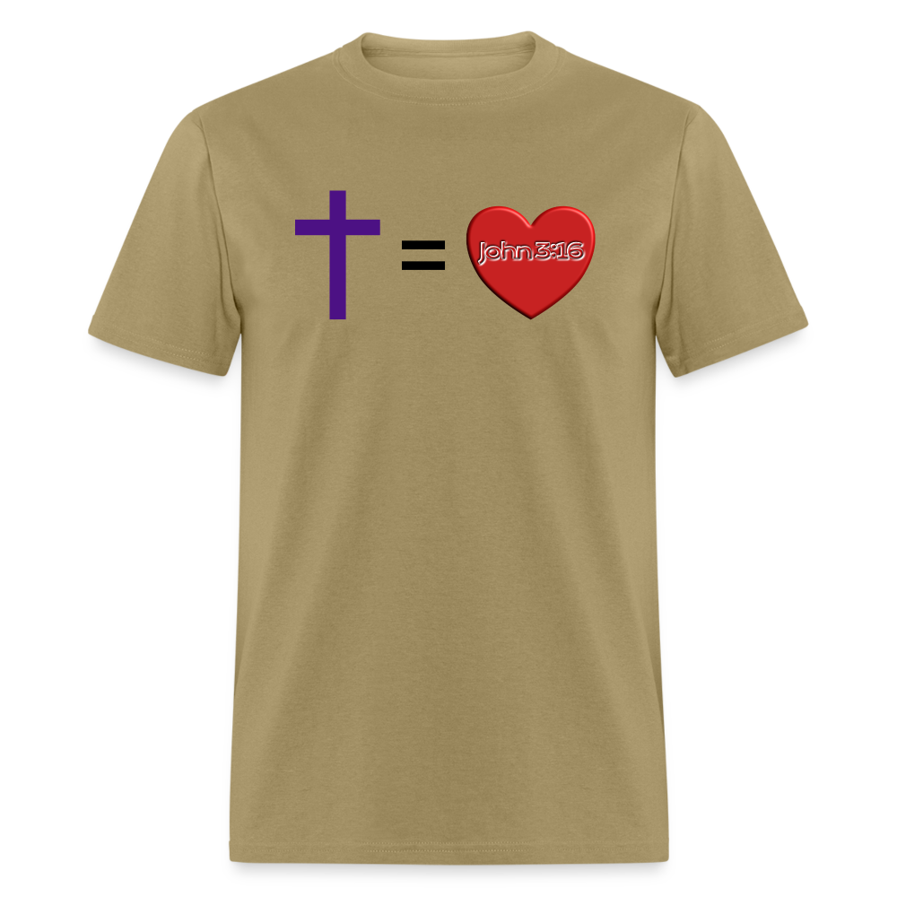 Cross = Love - khaki