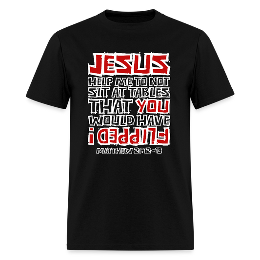 Jesus Flipped - black