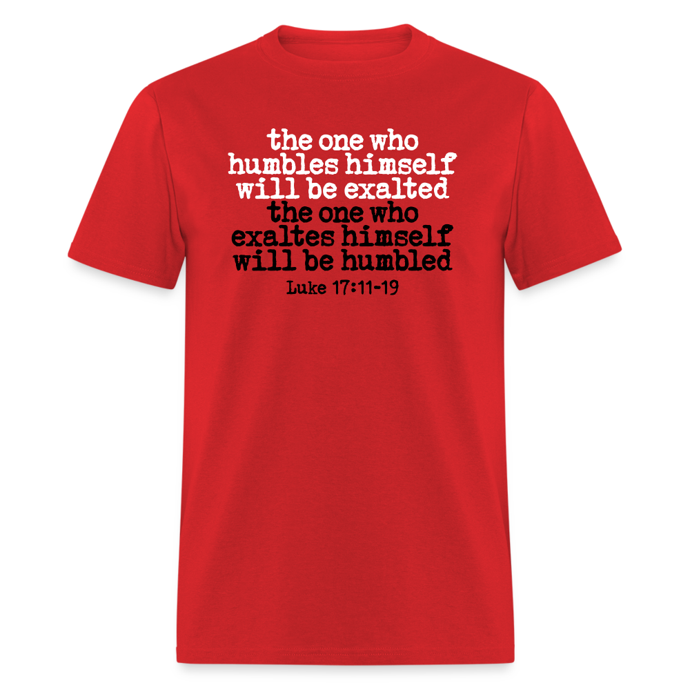 One Who Humbles Himself - red