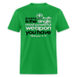 His Truth Single Most Powerful Weapon - bright green