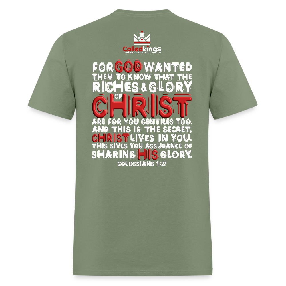 Godma Exists Loudly In Me - military green