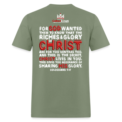 Godma Exists Loudly In Me - military green