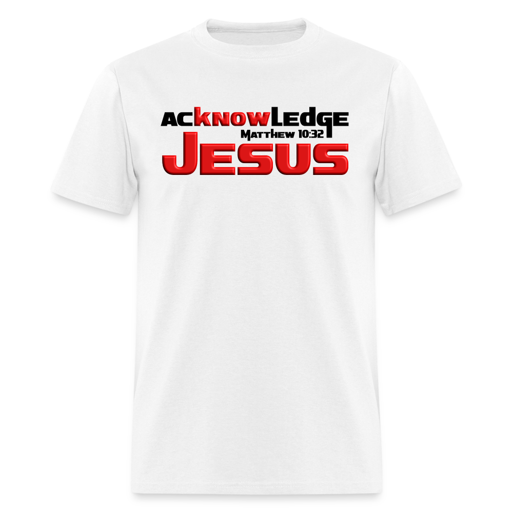 Acknowledge Jesus - white