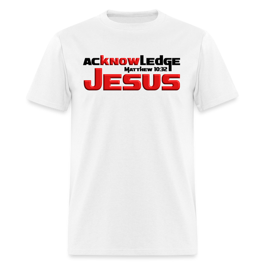 Acknowledge Jesus - white