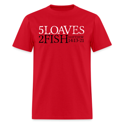 5 Loaves 2 Fish - red