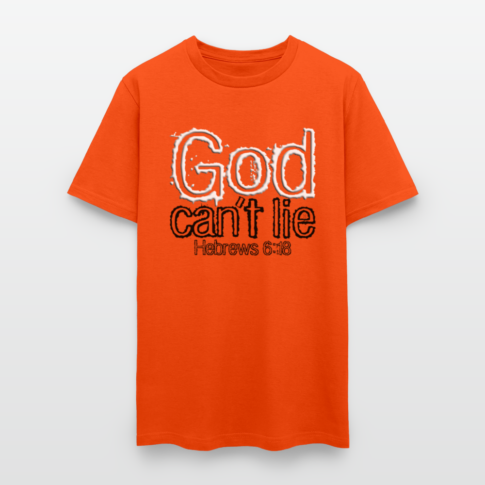 God Can't Lie - orange