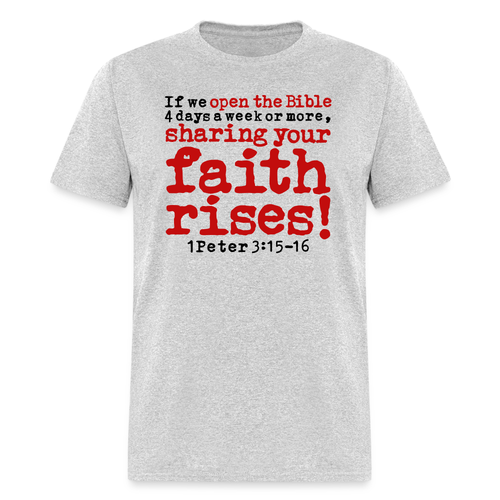 Open Bible Sharing Faith Rises - heather gray