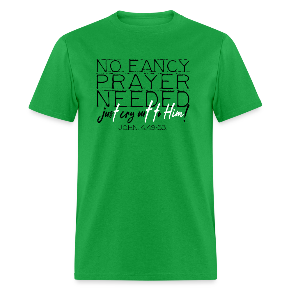 No Fancy Prayer Needed - bright green