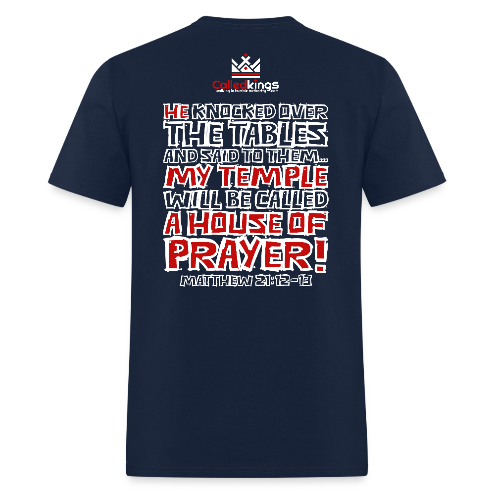 Jesus Flipped - navy