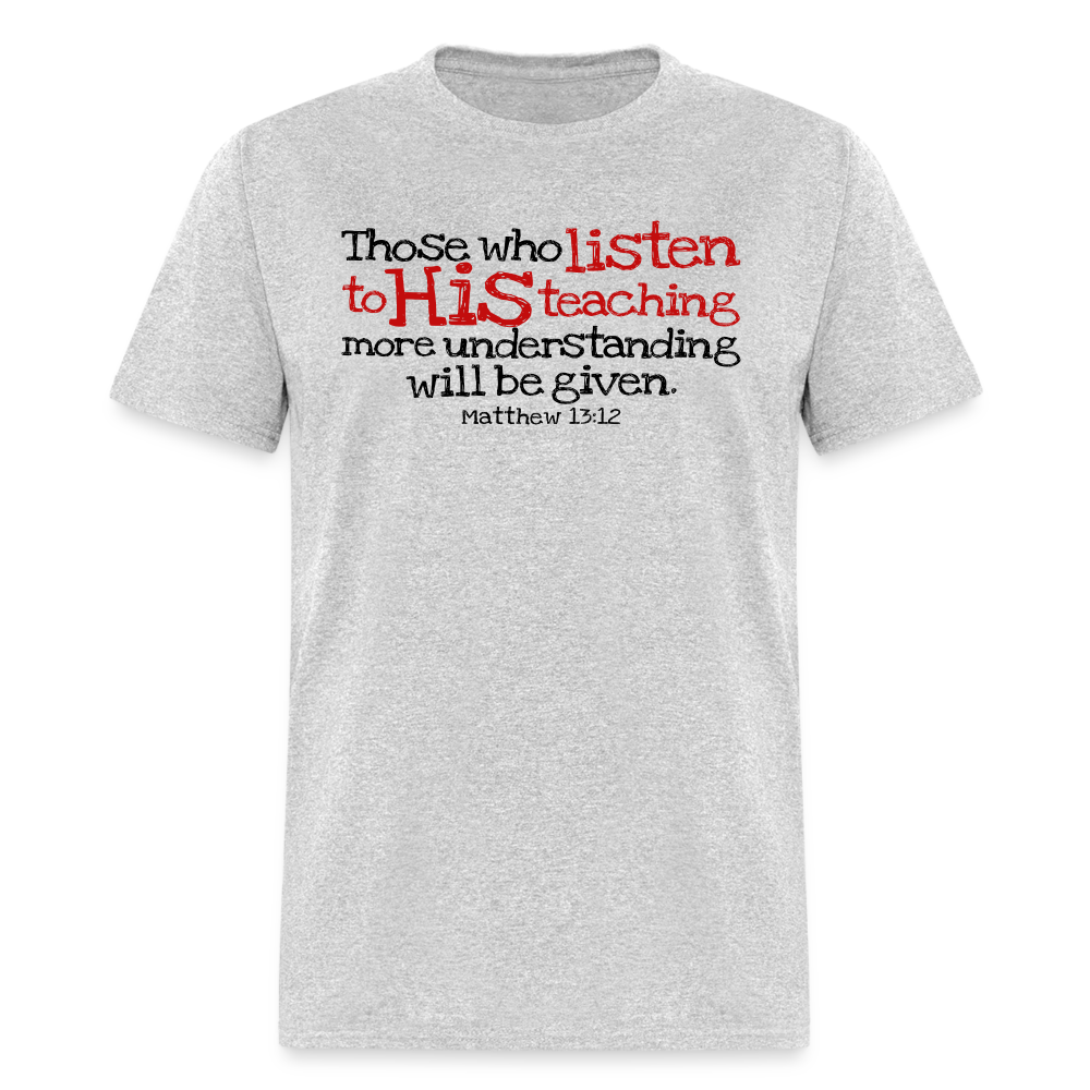 Listen to His Teaching - heather gray