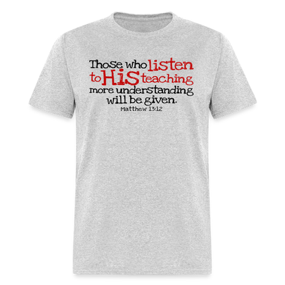 Listen to His Teaching - heather gray