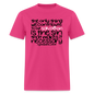 Only Thing We Contribute To Our Salvation - fuchsia