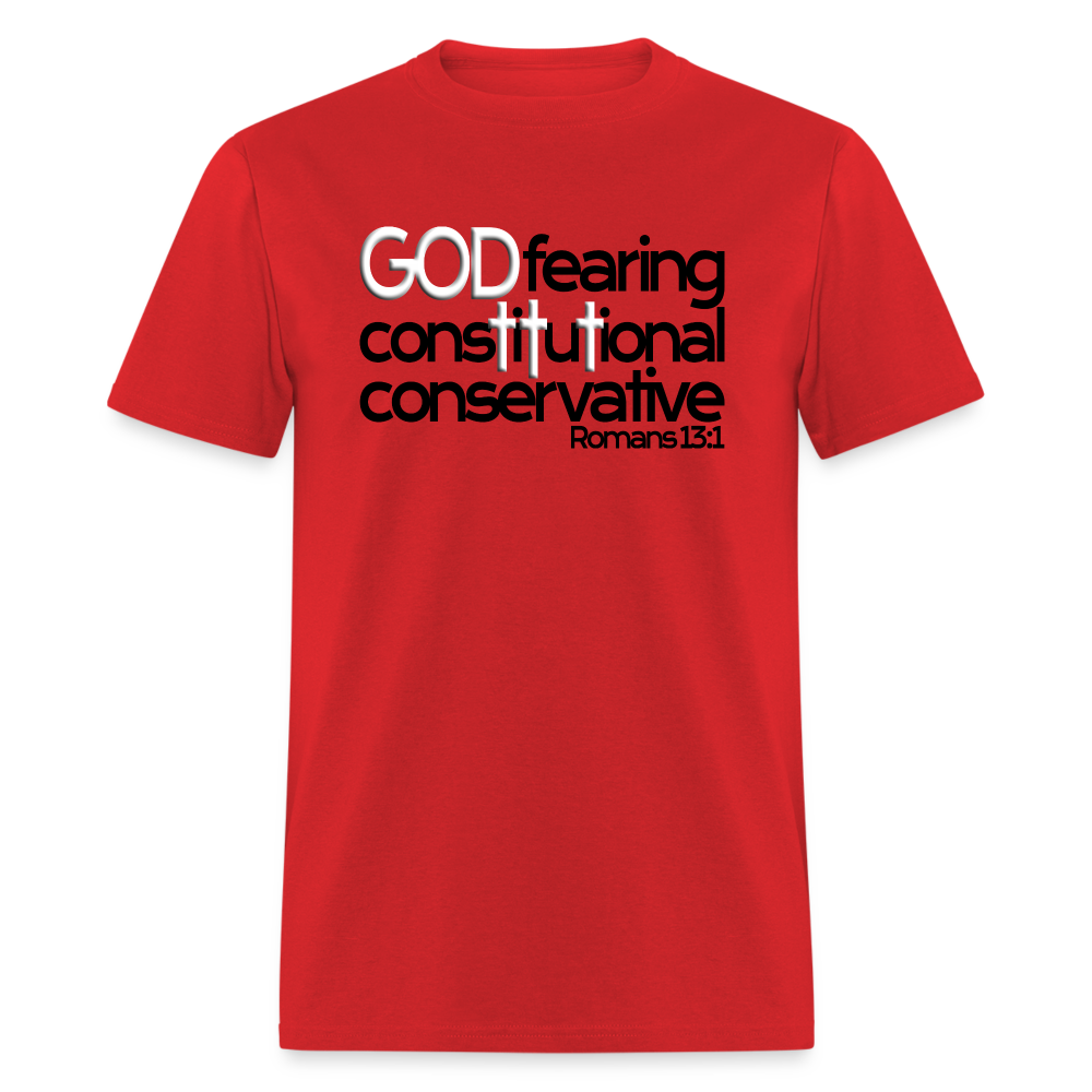 God Fearing Constitutional Conservative - red