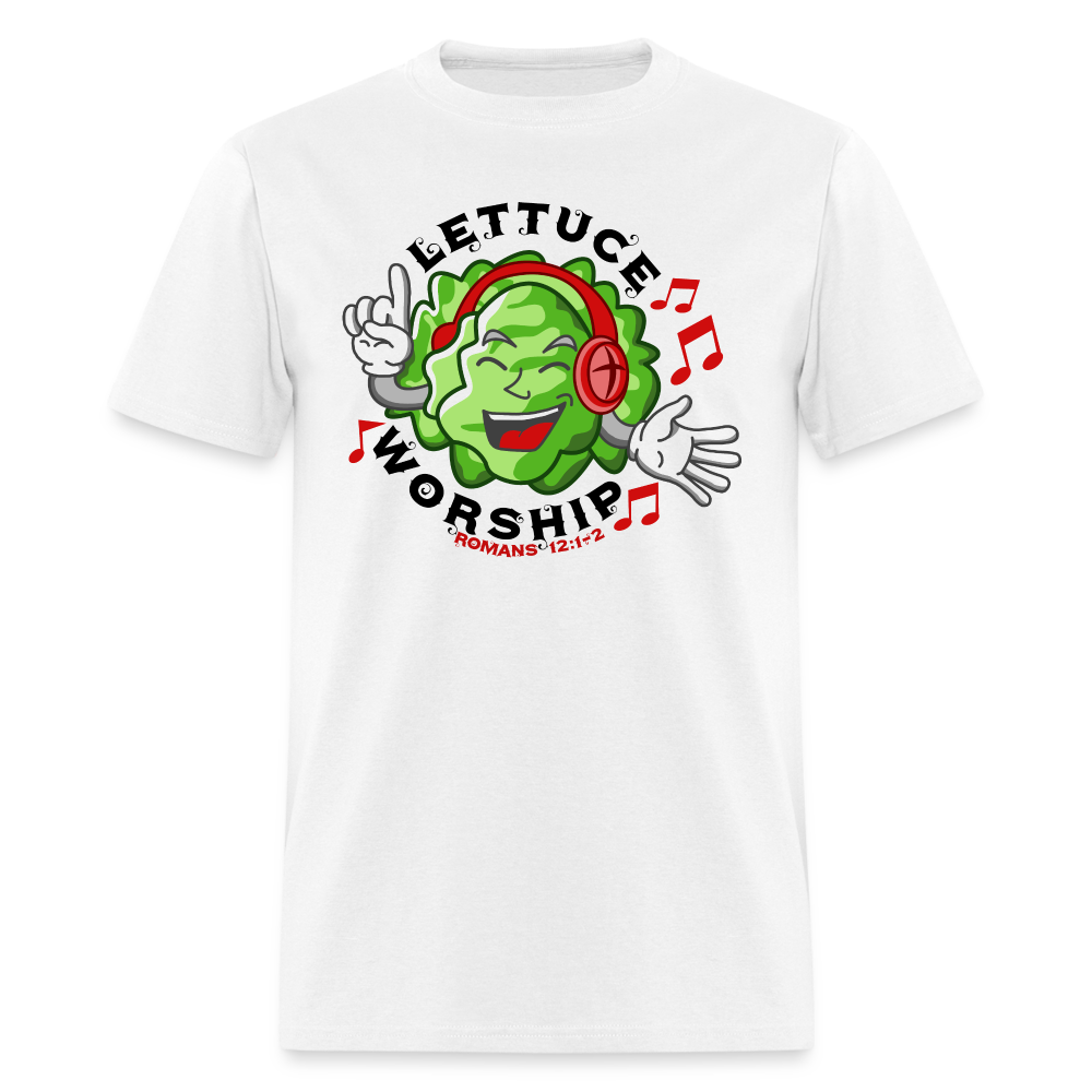 Lettuce Worship - white