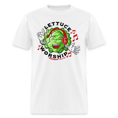 Lettuce Worship - white