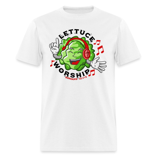 Lettuce Worship - white