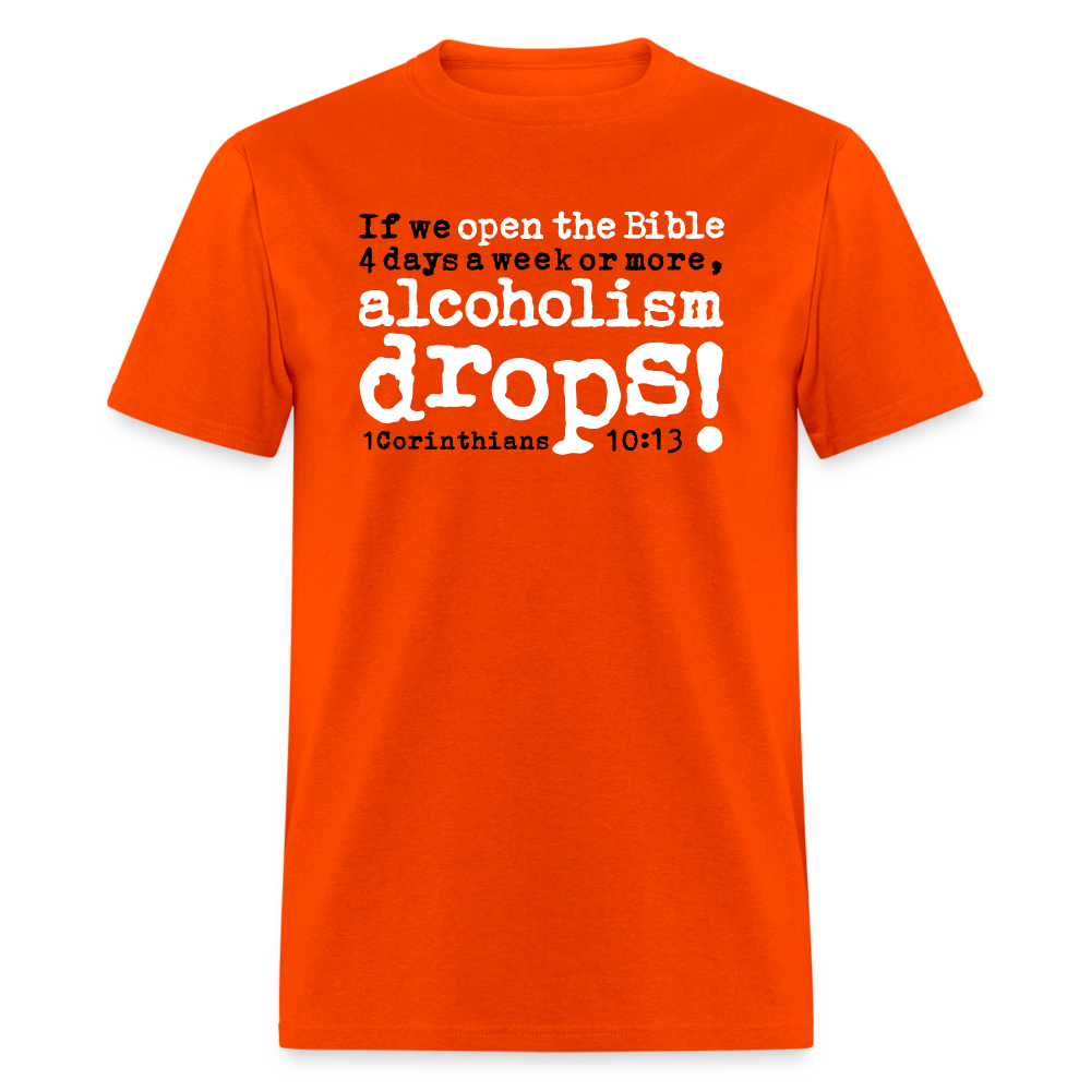 Open Bible Alcoholism Drops - orange