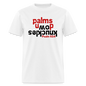Knuckles Down Palms Up - white