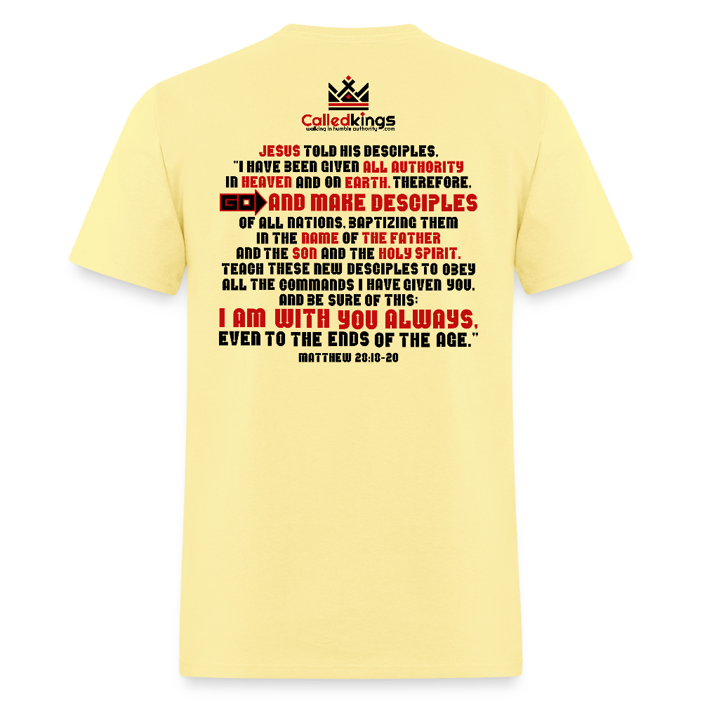 Go Make Desciples - cornsilk