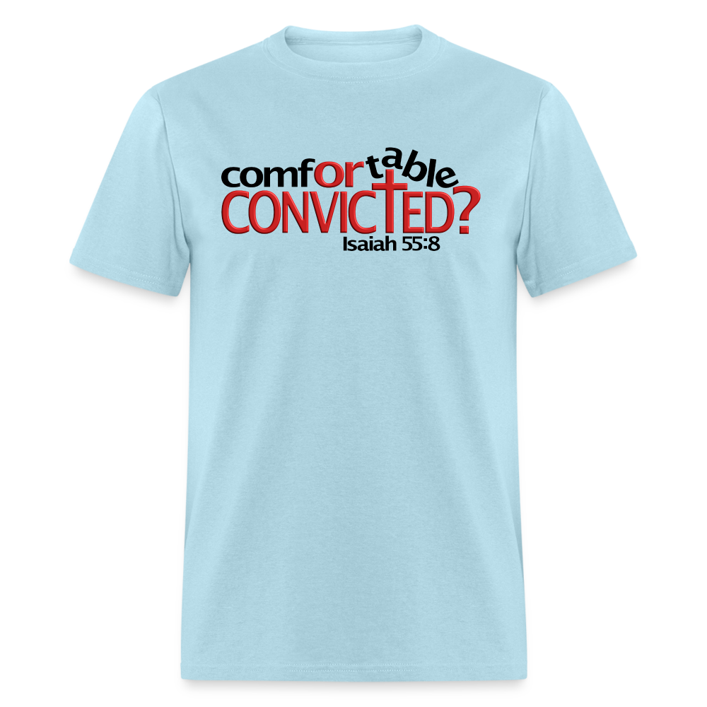 Comfortable Or Convicted - powder blue