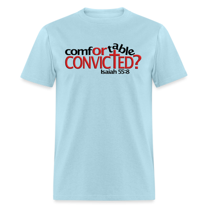 Comfortable Or Convicted - powder blue