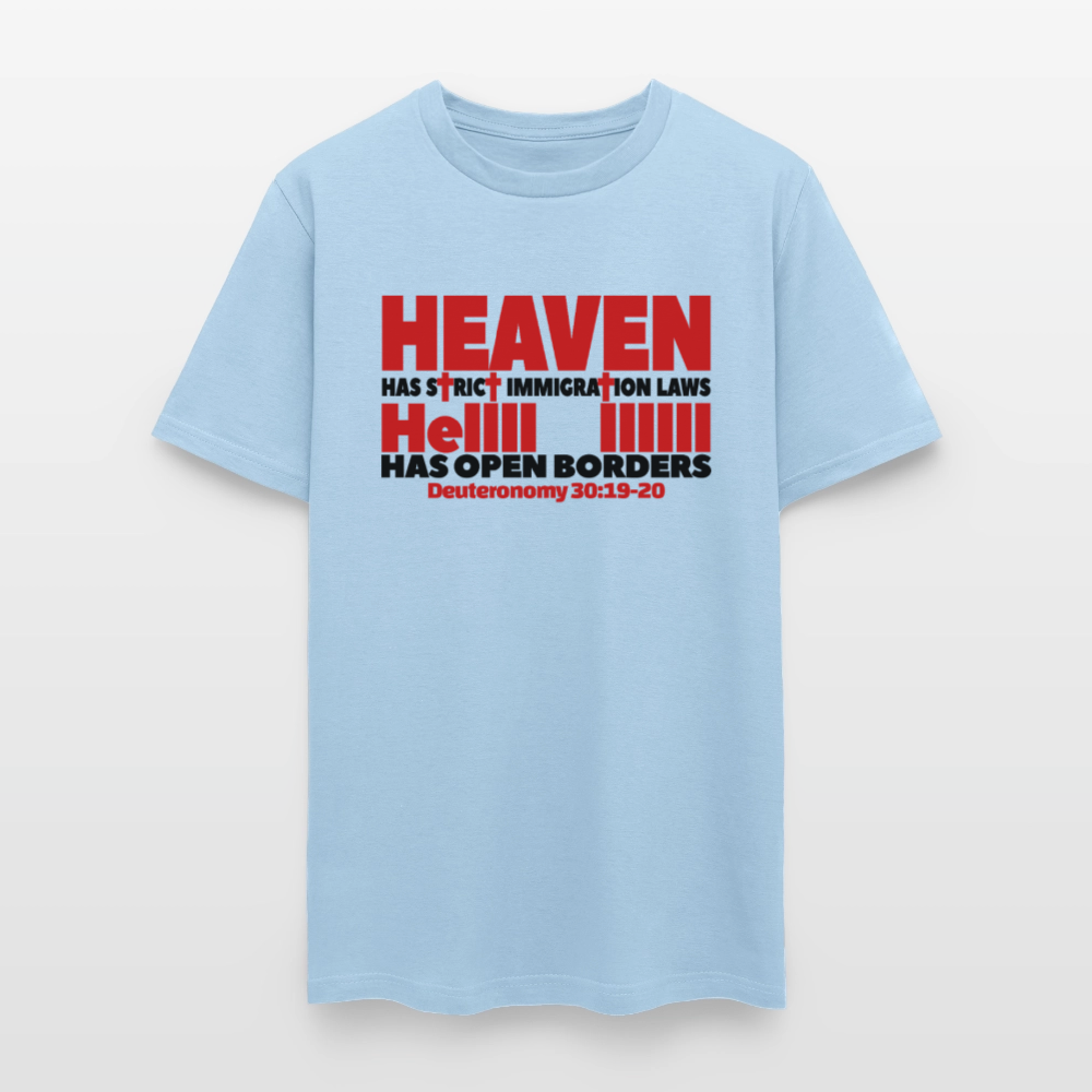 Heaven Has Strict Immigration Laws - powder blue